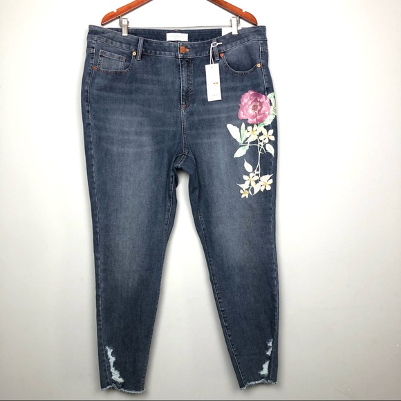 NEW LANE BRYANT high rise ultimate stretch skinny - Picture 2 of 15